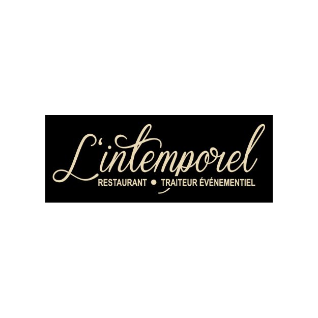 Logo du restaurant L'Intemporel, client accompagné en community management par Agence Medila
